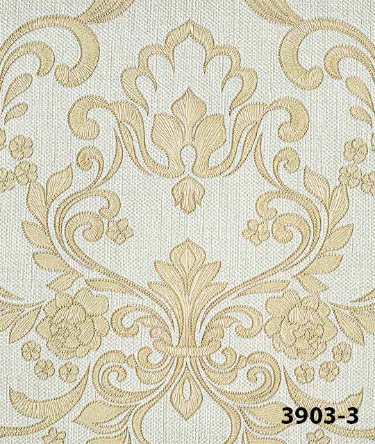 Golden Damask Pattern Wallpaper Xavia 3903-3