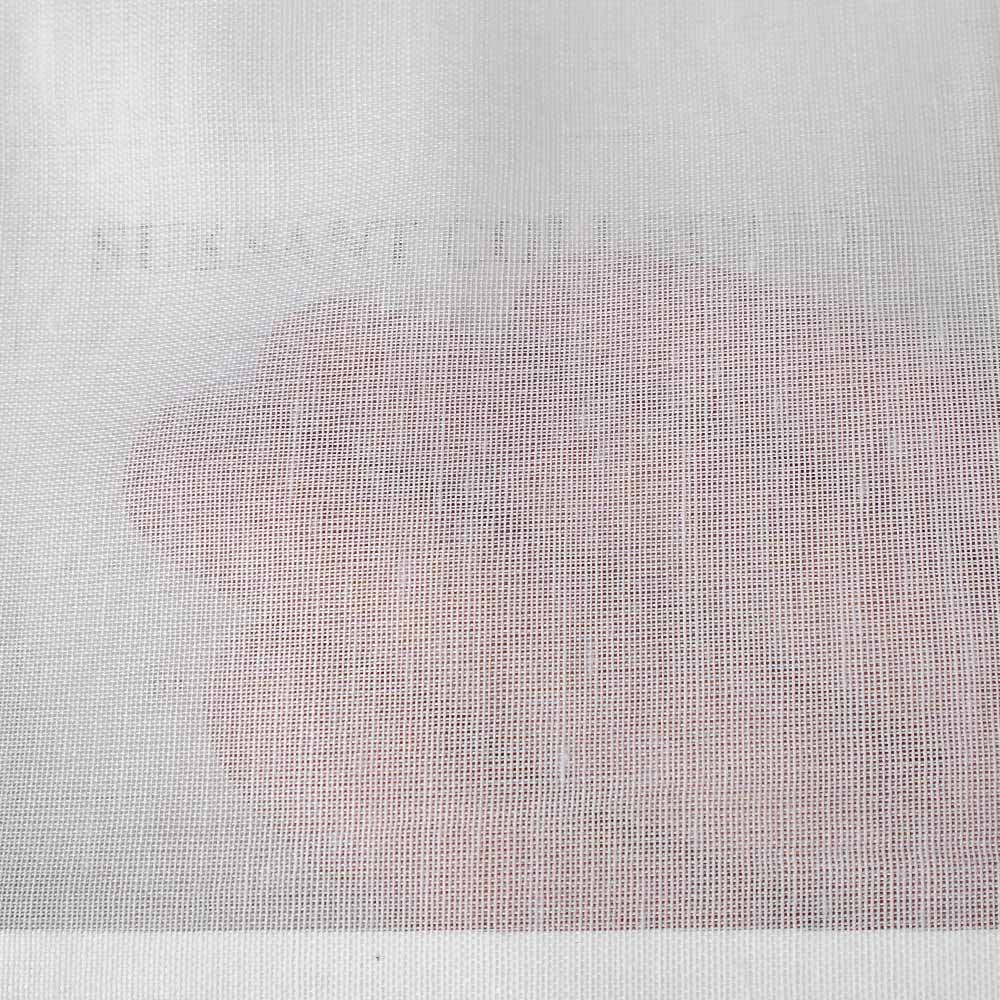 Fine White Wide Sheer Curtains HA-207.