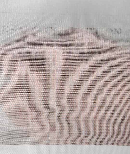 Fine White Wide Sheer Curtains - Harmony Line