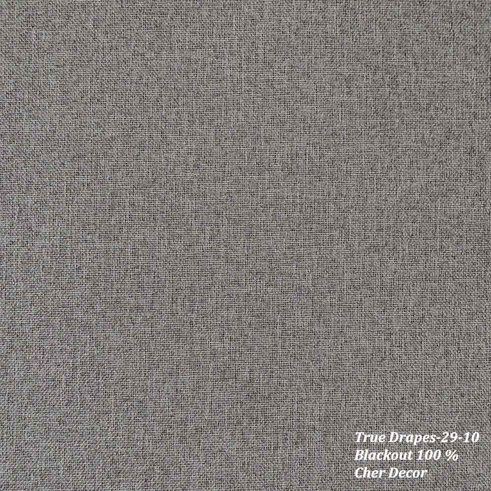 Dark Gray Blackout Curtain Fabric with 280 cm Width.
