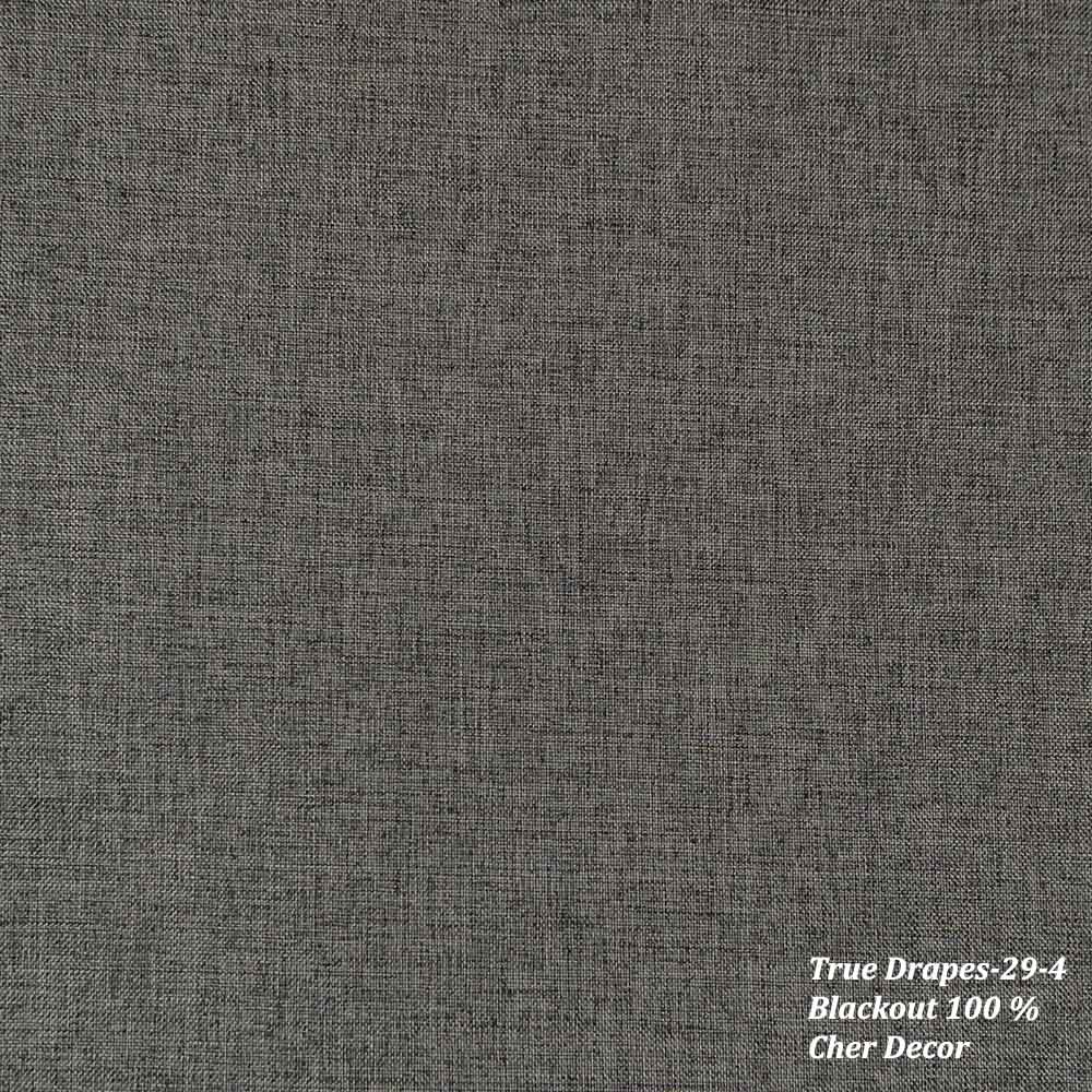 Darker Gray Blackout Curtain Fabric with 280 cm Width.