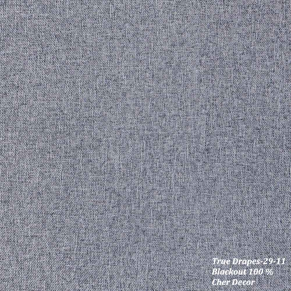 100% Blackout Bluish Gray Curtain Fabric in 280 cm Width.