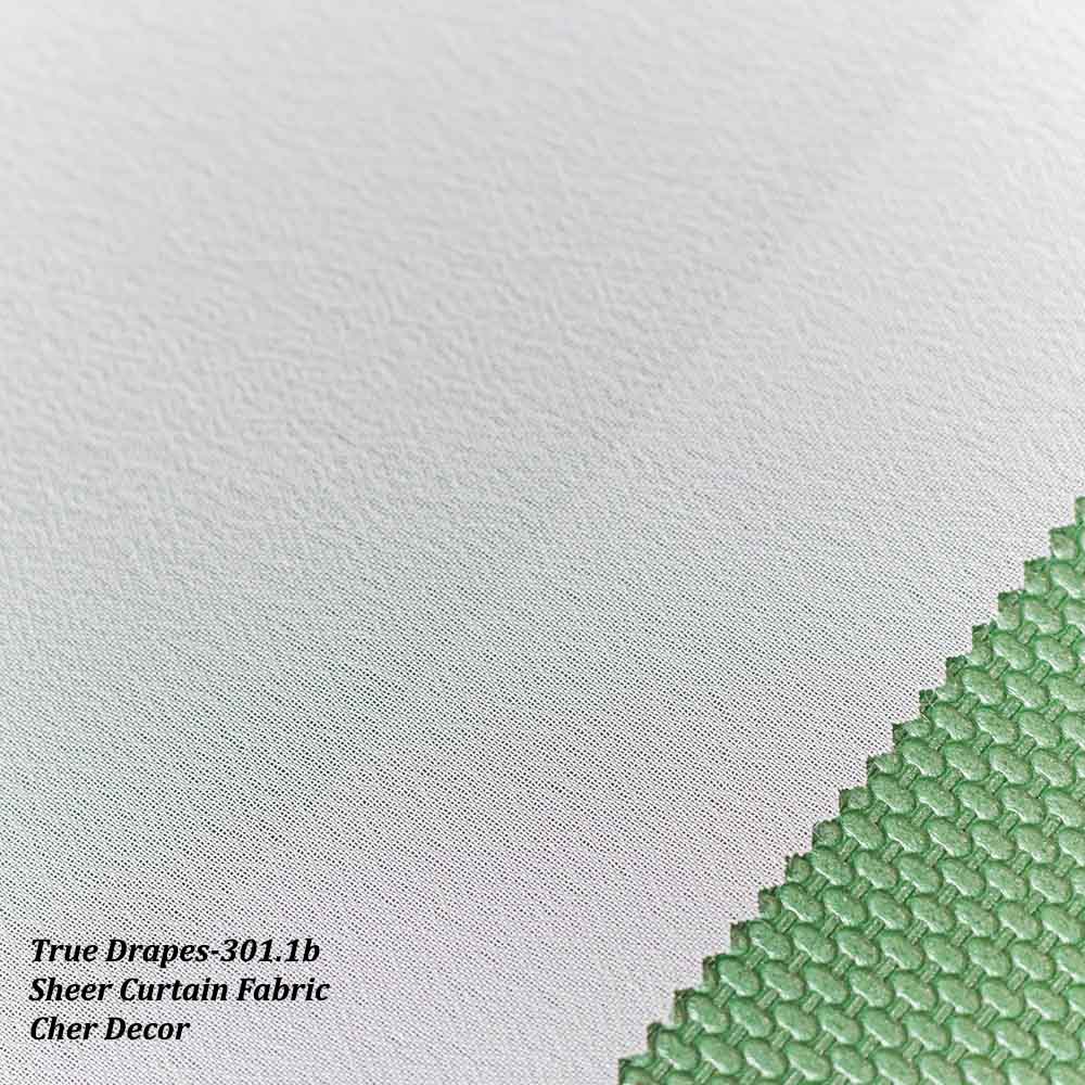 Plain White Sheer Fabric 320 cm Width.