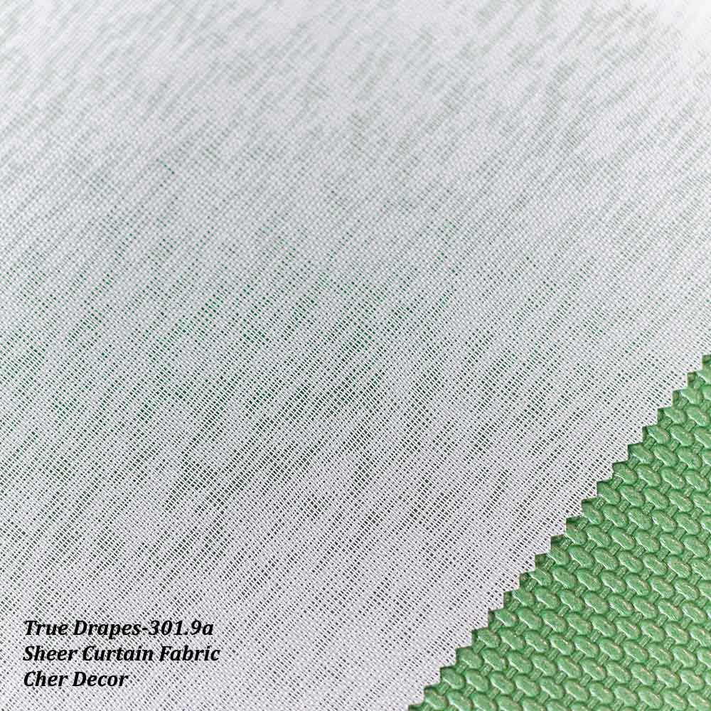 Plain Sheer White Curtain Fabric 320 cm Width.