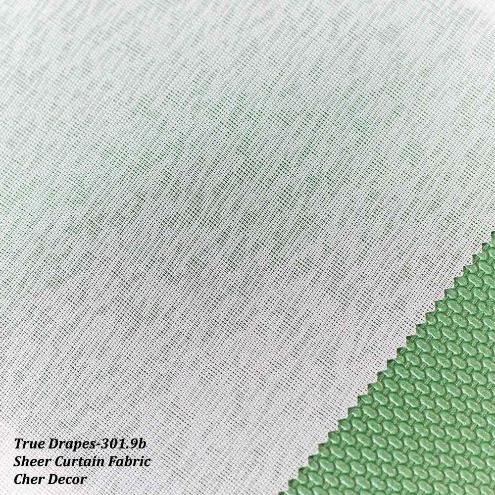 Plain White Sheer Curtain Fabric 320 cm Width.