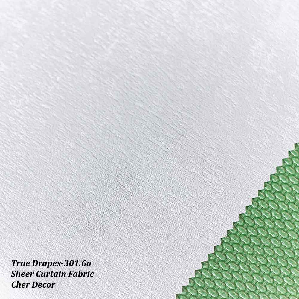 Soft White Sheer Curtain Fabrics 320 cm Width.