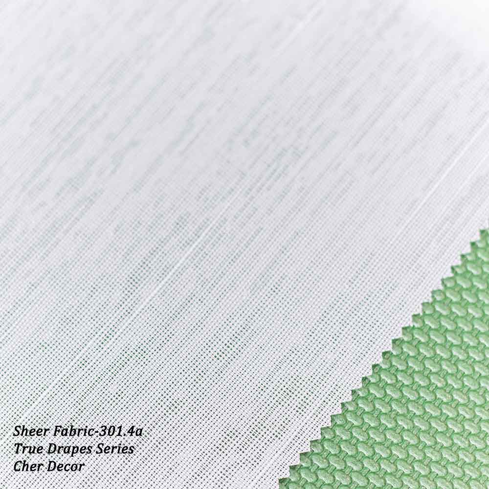 White Vertical Stripes Sheer Curtain 320 cm Width.
