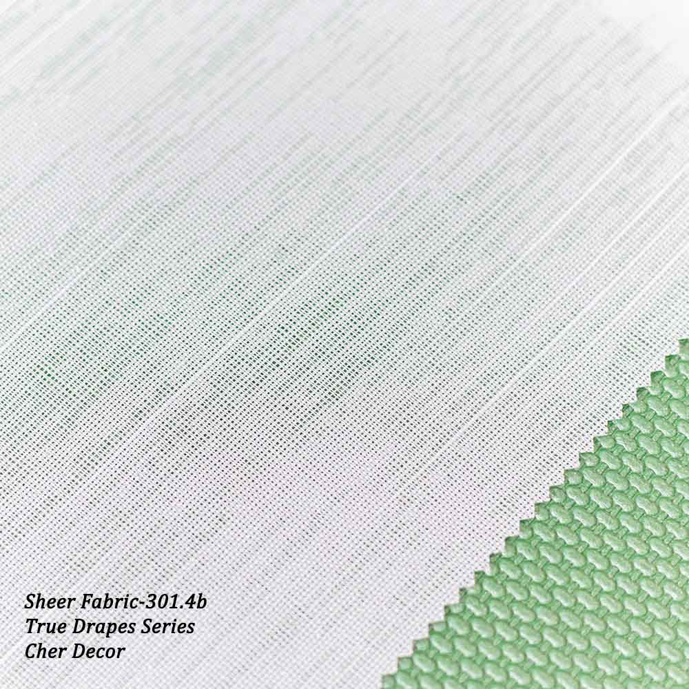 Off-White Vertical Stripes Sheer Curtain Fabric 320 cm Width.