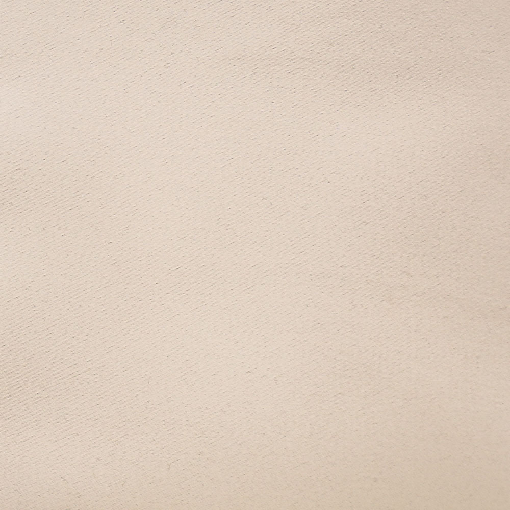 Smooth Plain Light Beige Dimout Polyester Curtain Fabric.