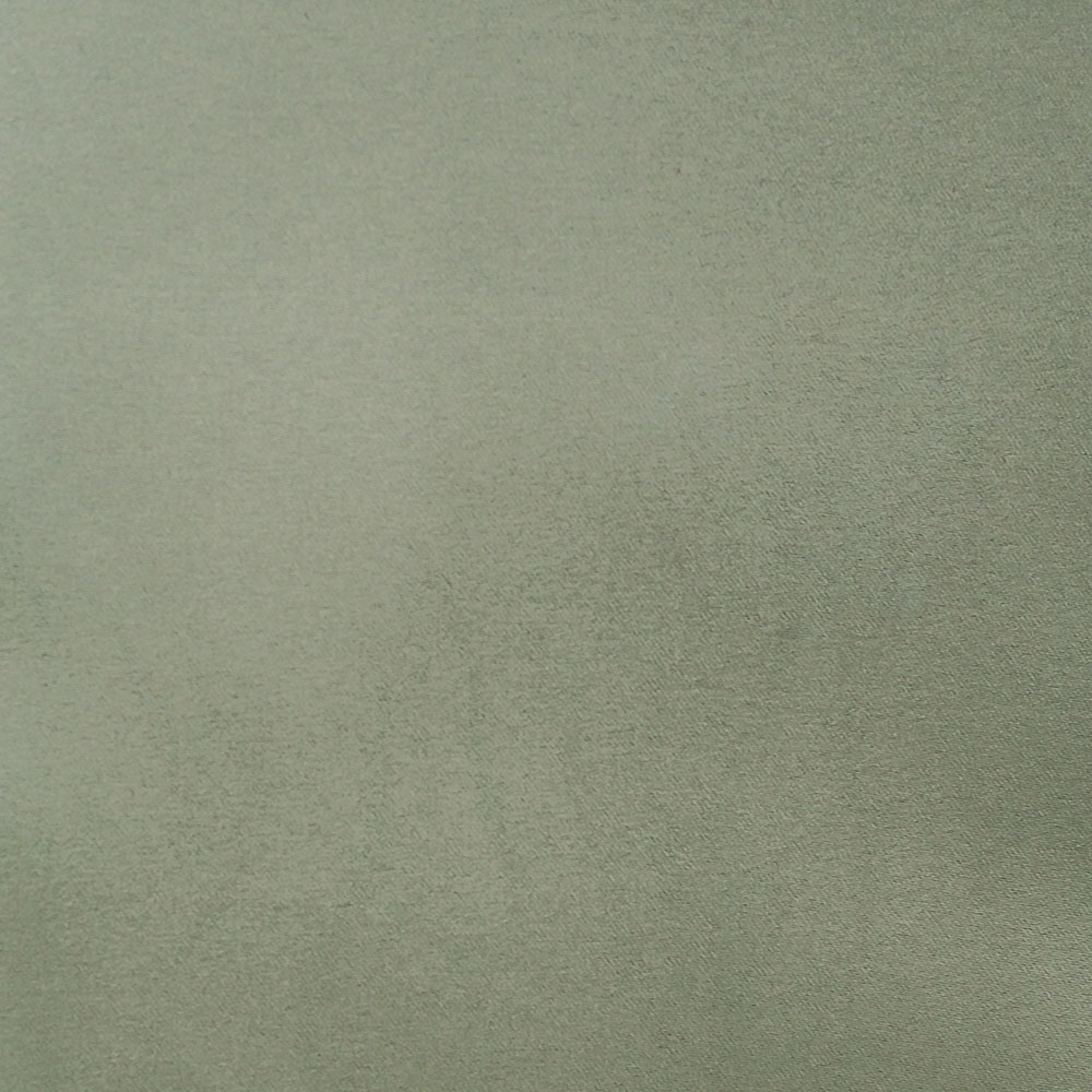 Smooth Plain Green Gray Dimout Fabric 100% Polyester.