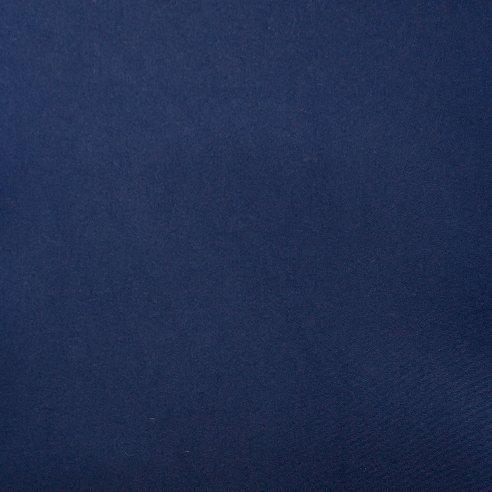 Smooth Plain Deep Blue Dimout Fabric 100% Polyester..