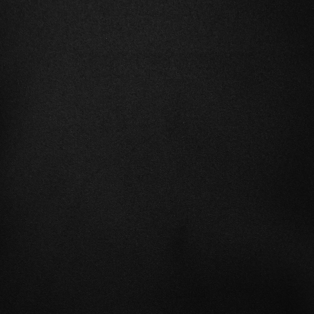 Smooth Plain Black Dimout Curtain Fabric 100% Polyester.
