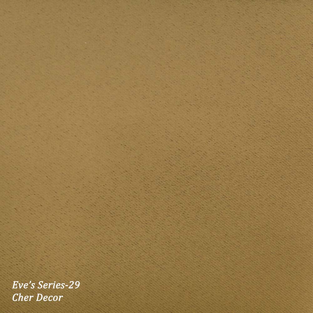 Anti Dust Mites and Flame Retardant Dark Gold Dimout Curtain Fabric.