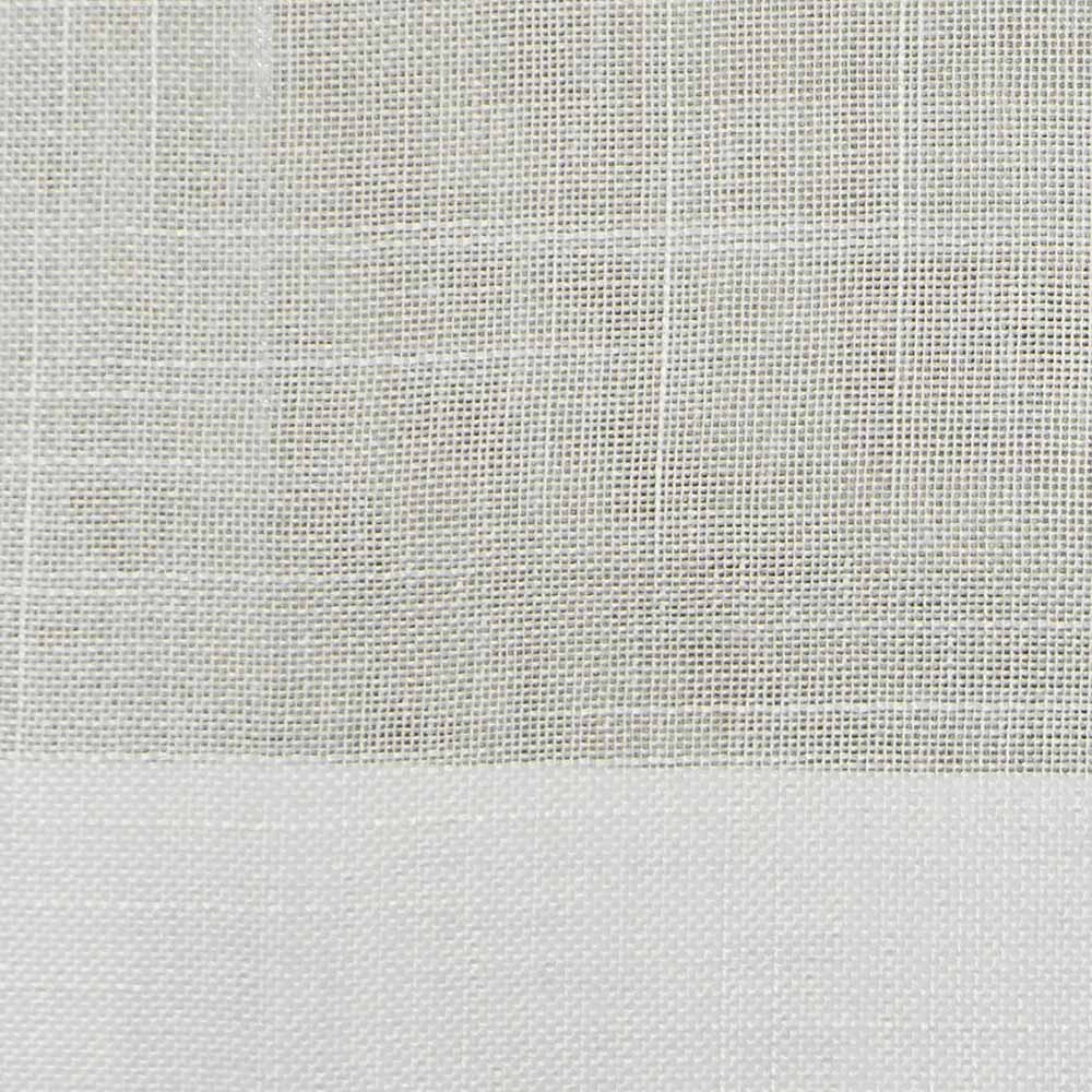 Flame Retardant Fine Mesh Mix Stripes Cream Sheer Fabric.