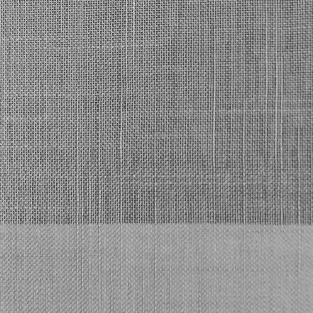 Flame Retardant Fine Mesh Mix Stripes Light Gray Sheer Fabric.