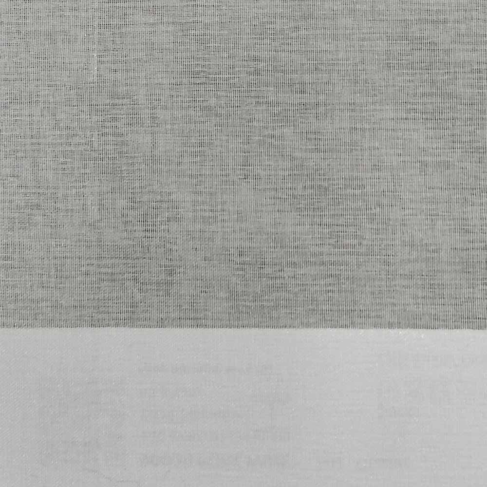 Flame Retardant Super Fine Mesh Cream Sheer Fabric.