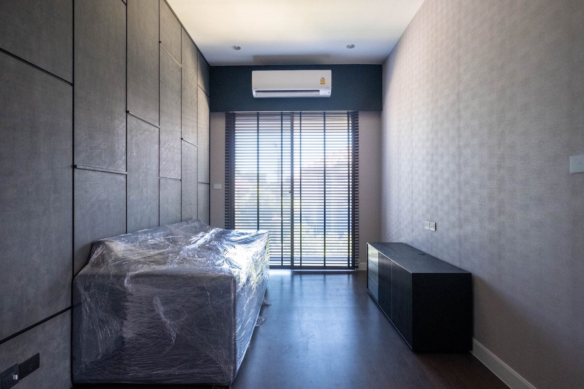 Sleek Black Blinds